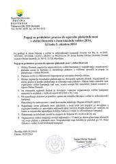 Pogoji za pridobitev pravice do uporabe plakatnih mest v Občini Destrnik - Lokalne volitve 2014